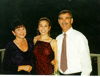 My parents and I at homecoming